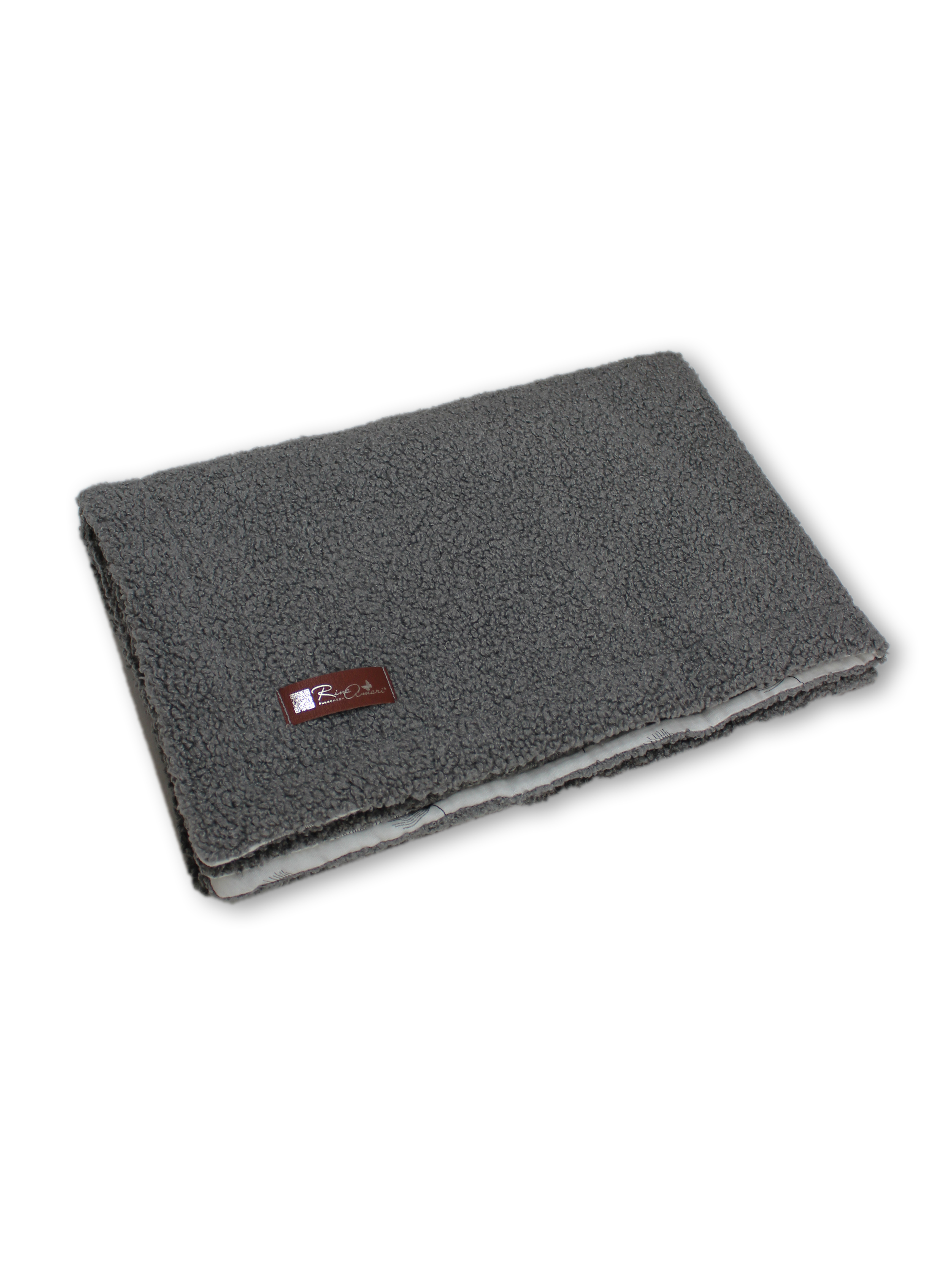 Плед RinaAmari Серый 100 x 75 см хлопок - фото 1