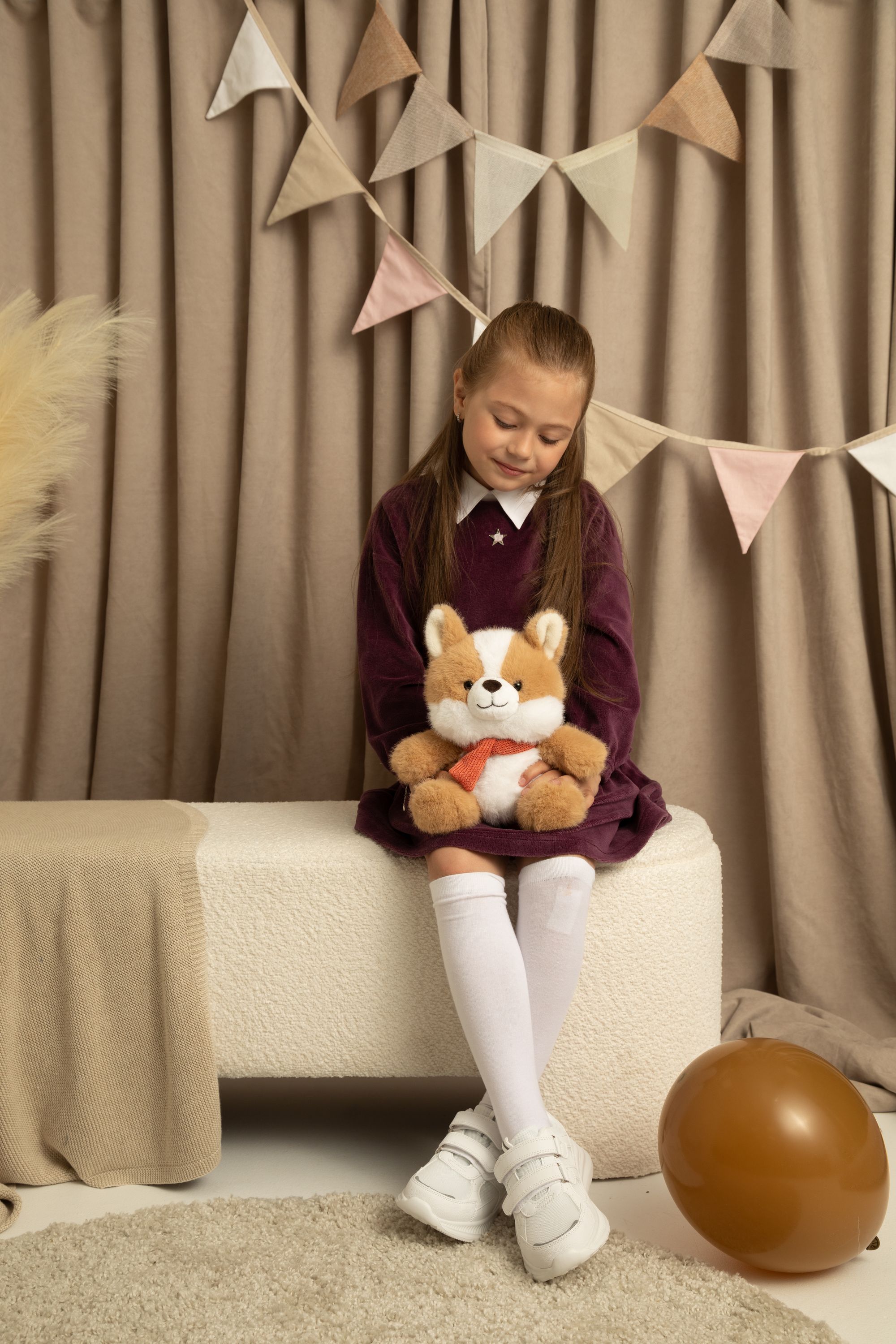 Мягкая игрушка GULLIVER toys Корги в шарфике - фото 10