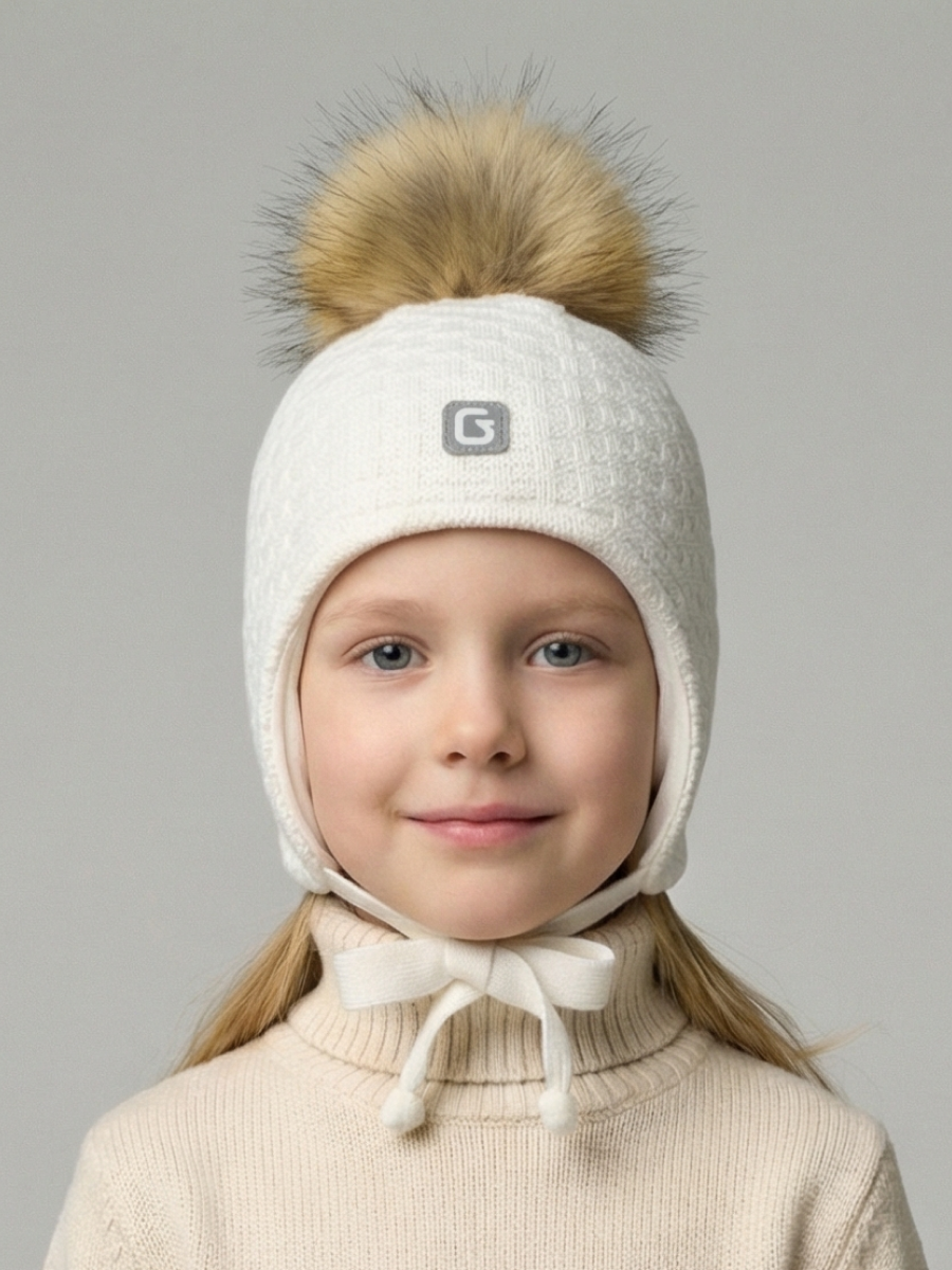 Шапка GUSTI GW25AC1232G-MILK - фото 1