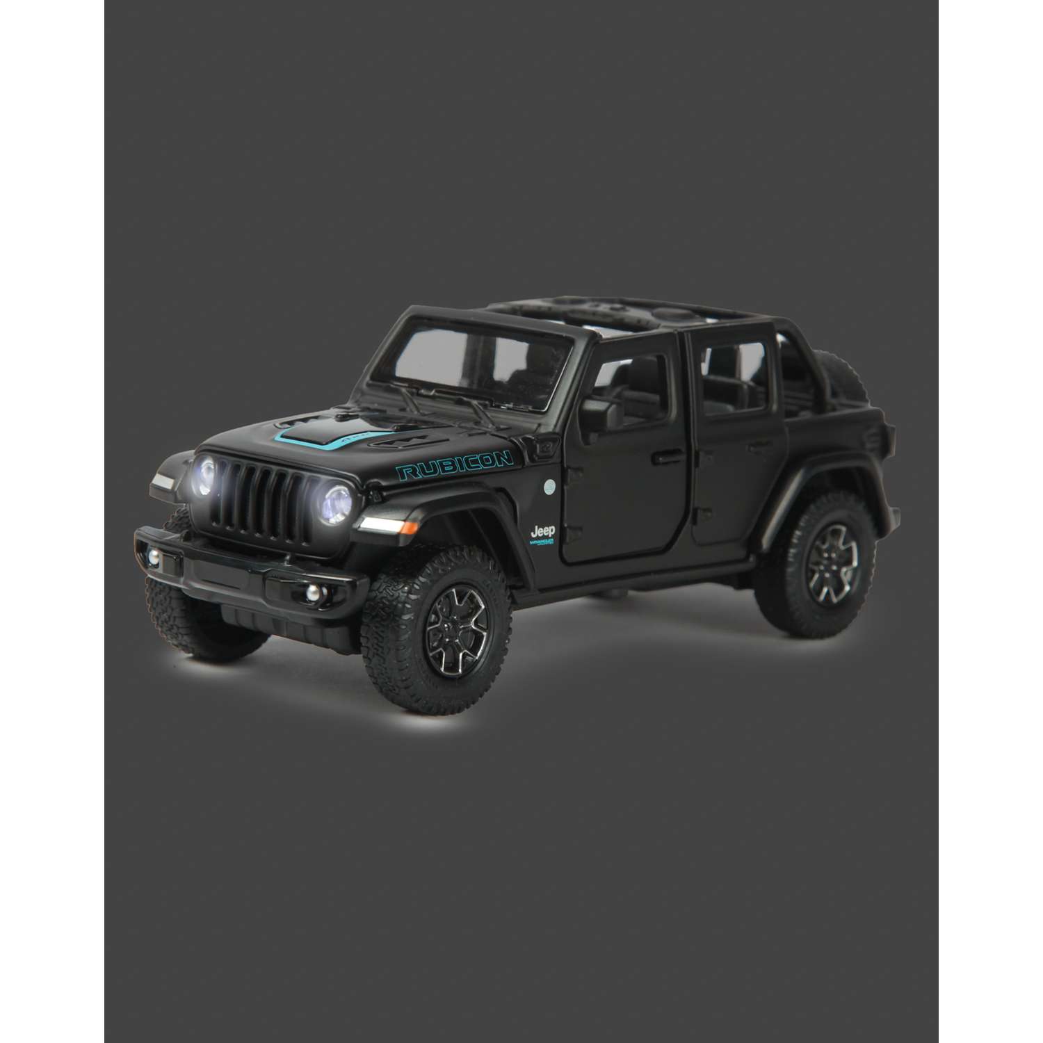 Внедорожник Rastar Jeep Wrangler Rubicon 4xe 1:32 64620 - фото 2